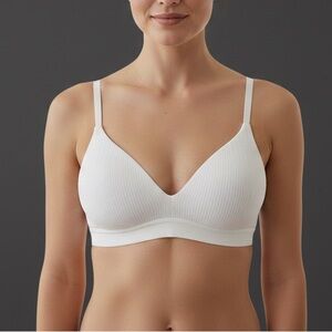 Victoria's Secret Cream Ribbed Bralette